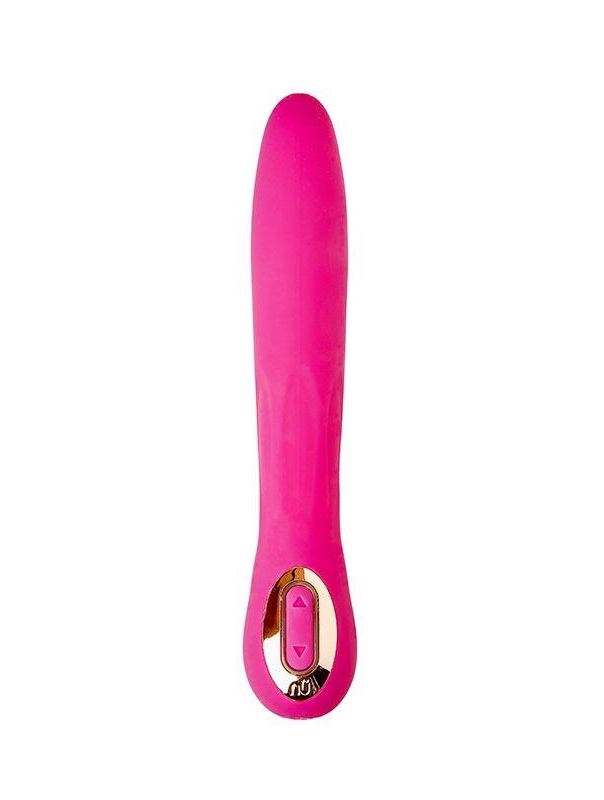 Ярко-розовый вибратор Sensuelle Bentlii (14 см)