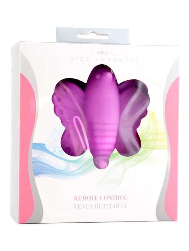 Розовая силиконовая бабочка на ремешках Venus Butterfly