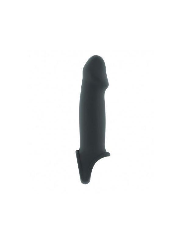 Серая насадка с подхватом Stretchy Penis Extension No.33