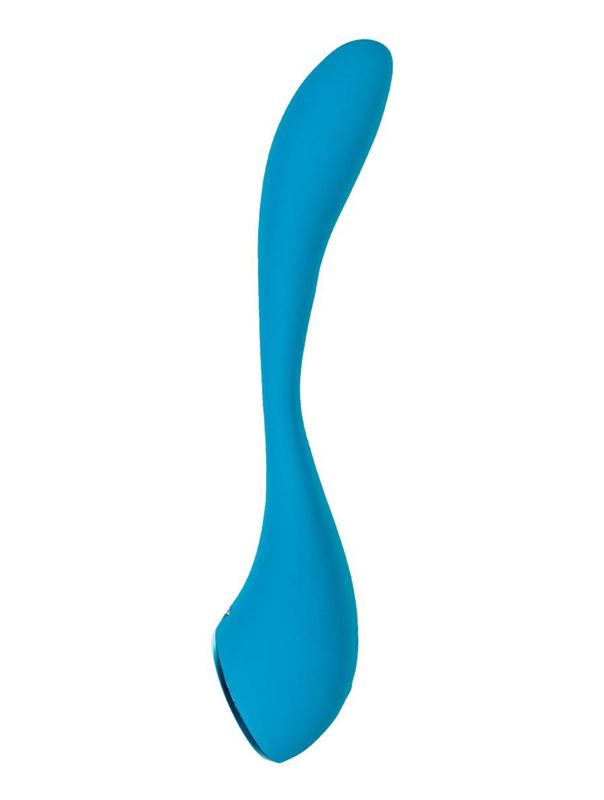 Синий гибкий вибратор Satisfyer G-Spot Flex 5+ (19,6 см)