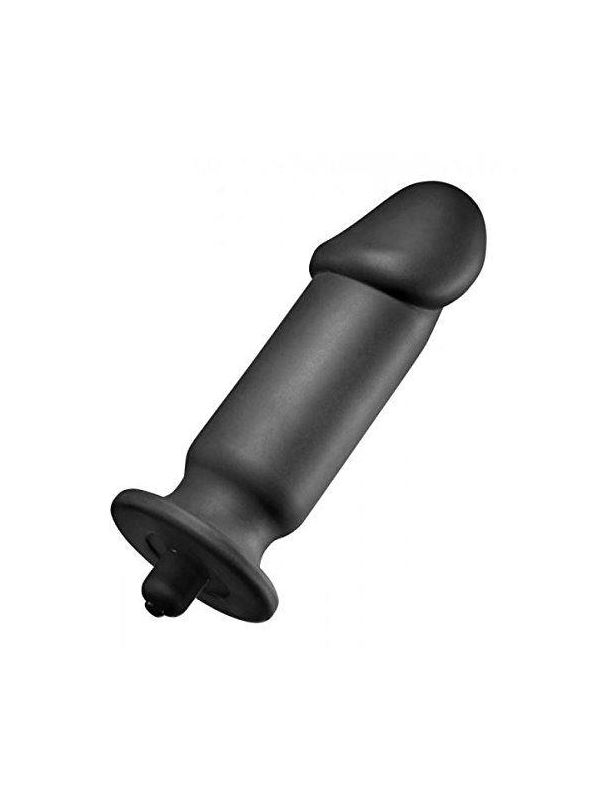 Анальный вибратор XL Silicone Vibrating Anal Plug - 19,5 см.