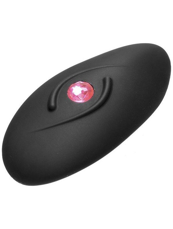 Черная рельефная вкладка в трусики Body Bling Bliss Rechargeable Mini-Vibe