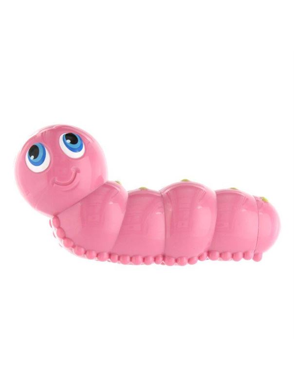 Вибратор-гусеница I Rub My Wormie Pink