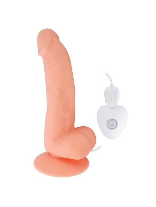 Телесный вибратор SEDUCER 20 Function Spirited Dick (19 см)
