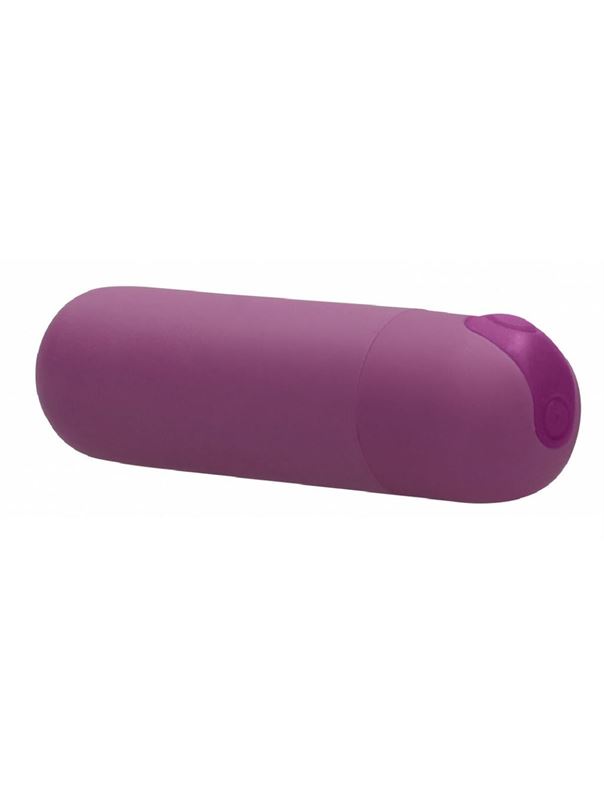 Фиолетовая перезаряжаемая вибропуля 7 Speed Rechargeable Bullet (7,7 см)