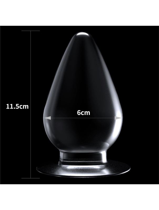 Прозрачная анальная пробка Flawless Clear Anal Plug 4.5" (11,5 см)