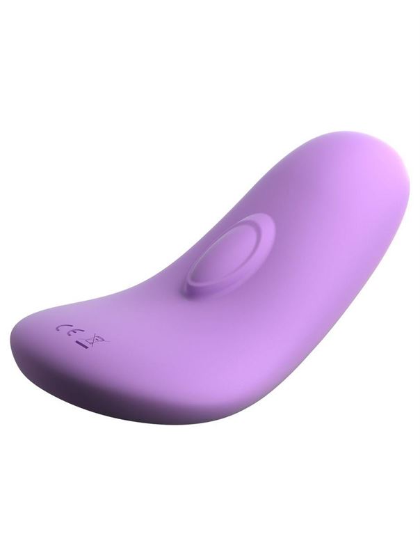 Фиолетовый компактный вибростимулятор Remote Silicone Please-Her