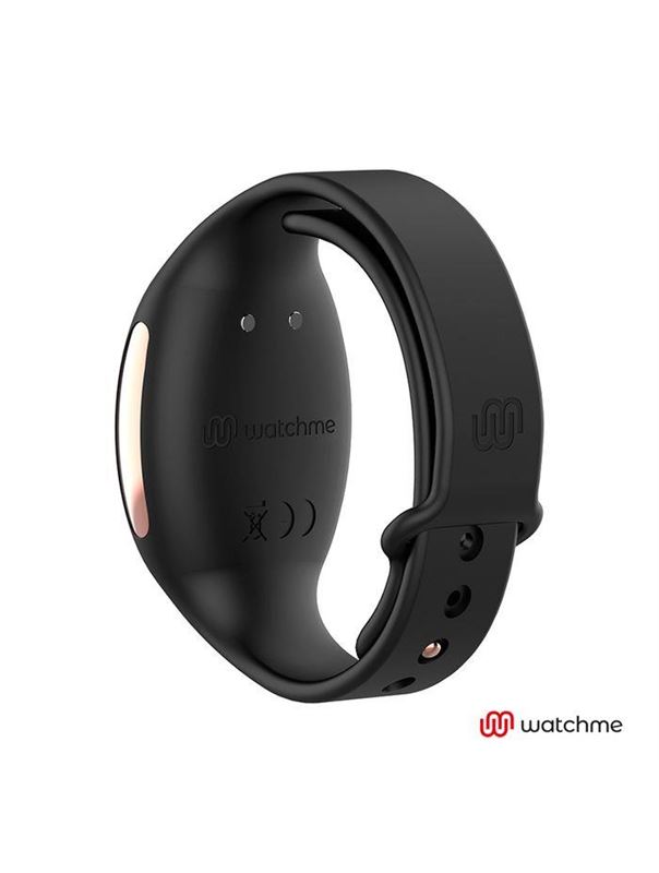 Черно-золотистое виброяйцо с пультом-часами Anne's Desire Vibro Egg Wireless Watchme