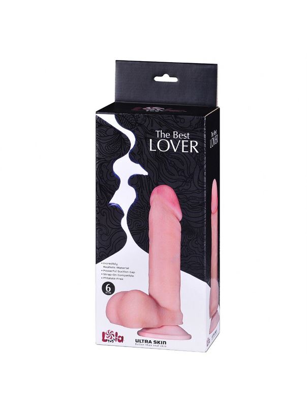 Фаллоимитатор на присоске The Best Lover (19 см)