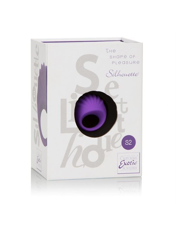Фиолетовый вибростимулятор клитора Silhouette S2