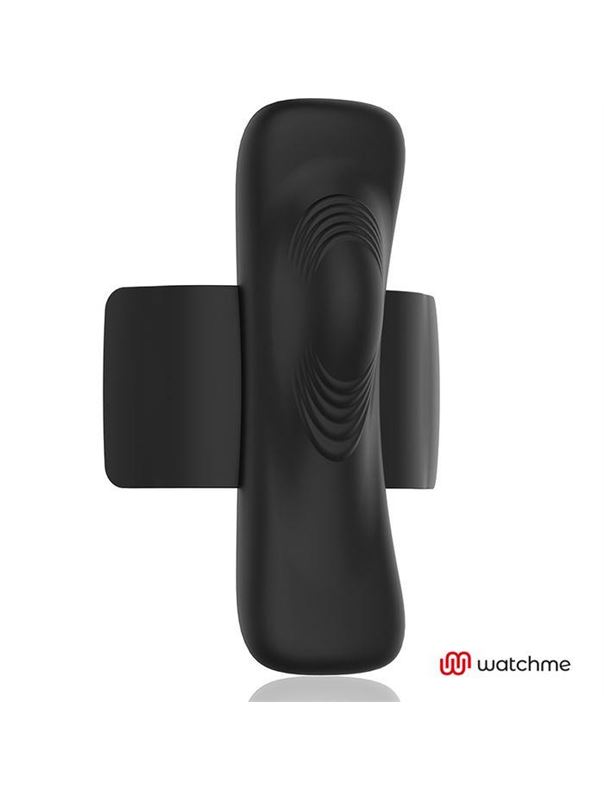 Черная вибровкладка в трусики с пультом-часами Anne's Desire Vibro Panty Wireless Watchme