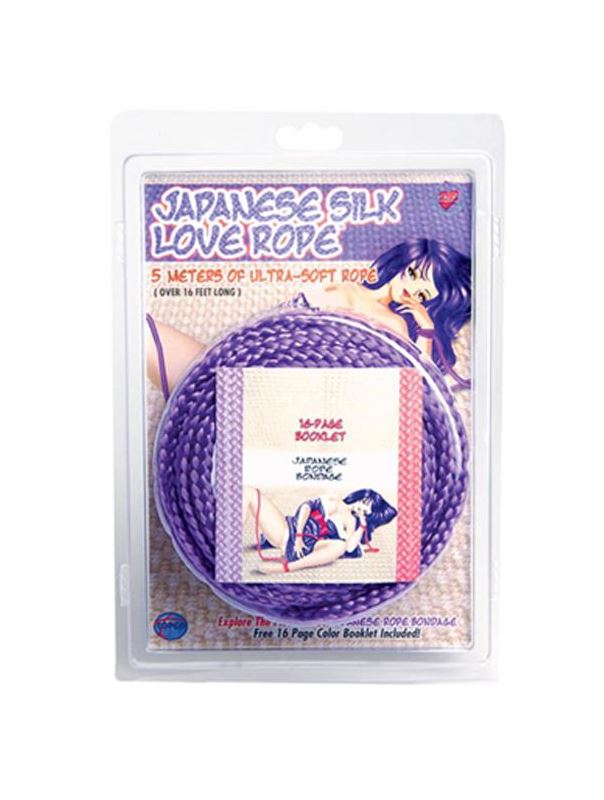 Фиолетовая веревка для фиксации Japanese Silk Love Rope (5 м)