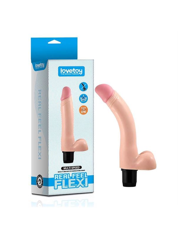Гнущийся вибратор реалистик Real feel Flexi Vibrator (22,5 см)