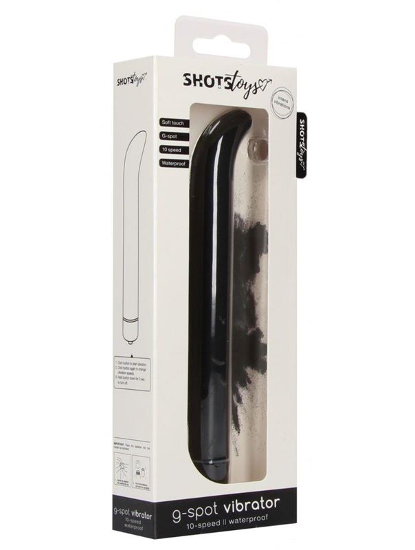 Черный компактный вибростимулятор G-Spot Vibrator (16 см)