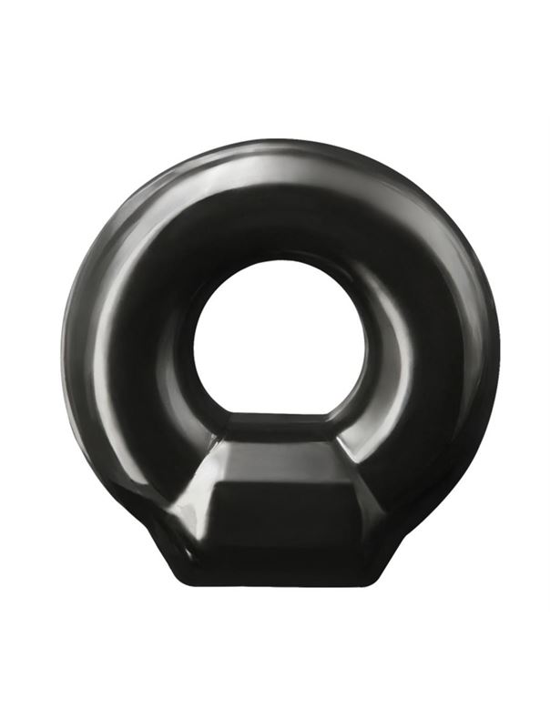 Черное эрекционное кольцо Drop Ring