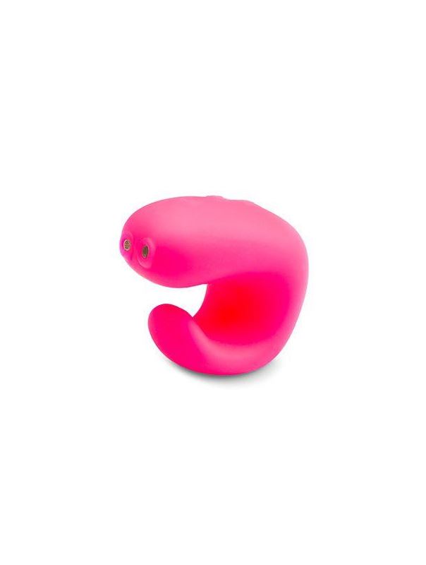 Розовый мини-вибратор на палец Fun Toys Gring
