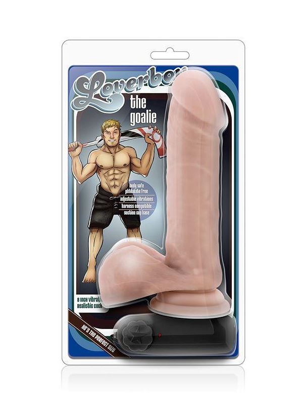 Телесный вибратор THE GOALIE 8" DILDO (20,3 см)