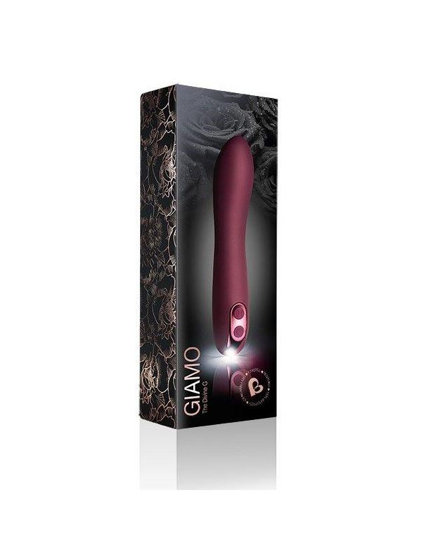 Фиолетовый вибратор Giamo (19 см)