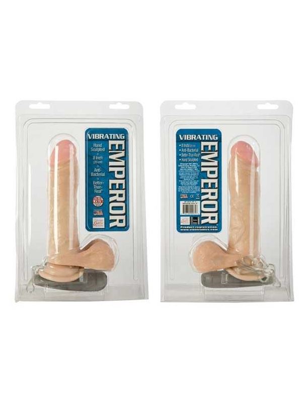 Вибратор Vibrating Emperor - 17,75 см.