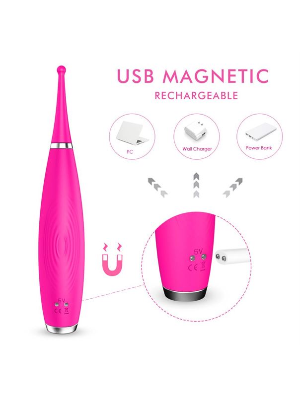 Ультратонкий вибростимулятор SPARKLE kit с набором насадок