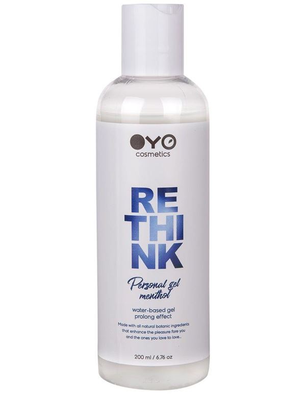 Увлажняющий гель на водной основе с пролонгирующим эффектом OYO Personal Gel Menthol (200 мл)