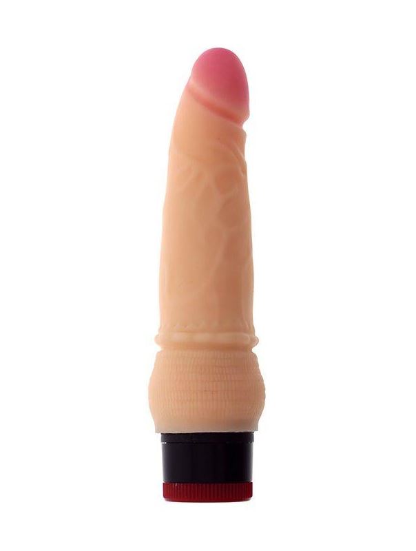 Вибратор-реалистик со встроенным пультом REALSTUFF 6INCH VIBRATOR - 15,5 см.