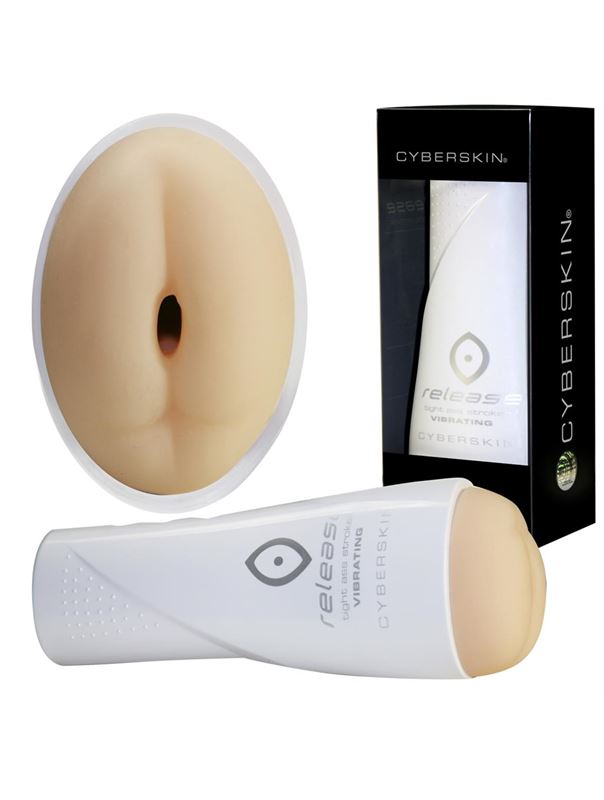Мастурбатор-анус в тубе Cyberskin Tight Ass с вибрацией 