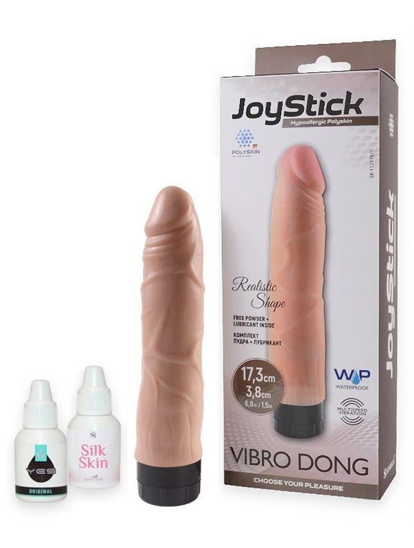 Реалистичный вибратор JOYSTICK - VIBRO DONG (17,3 см)