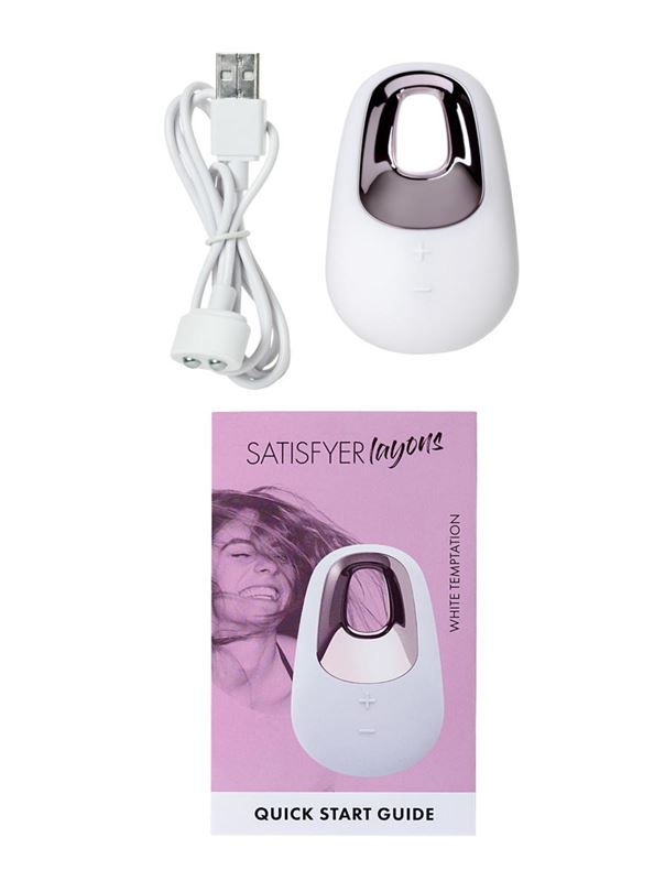 Белый вибромассажер Satisfyer Layons White Temptation