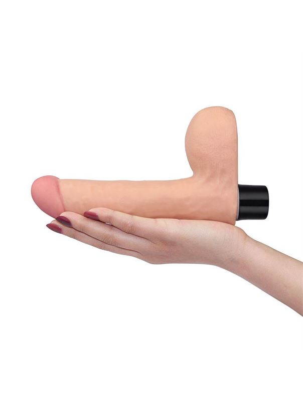 Телесный вибратор реалистик Real Softee Cock 8 (17 см)
