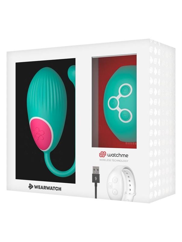 Зеленое виброяйцо с пультом-часами Wearwatch Egg Wireless Watchme
