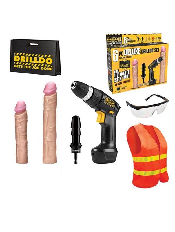 Секс-набор DELUXE DRILLDO SET 6 PIECE