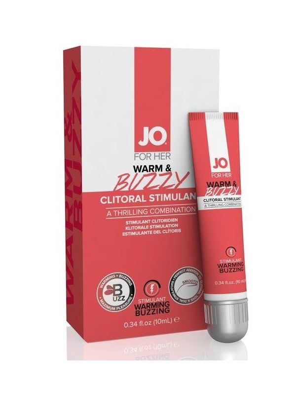 Клиторальный крем JO WARM and BUZZY CLITORAL GEL (10 мл)