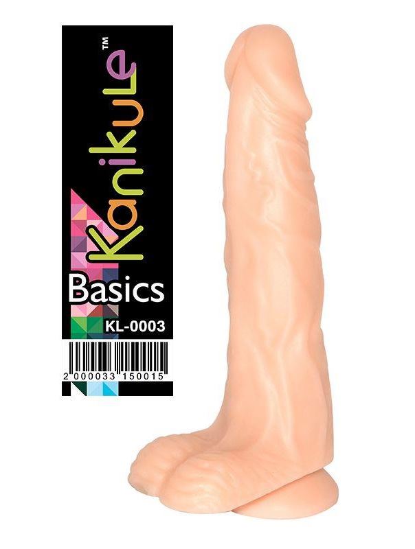 Фаллоимитатор с ярко выраженной головкой Kanikule Simple - 18,8 см.