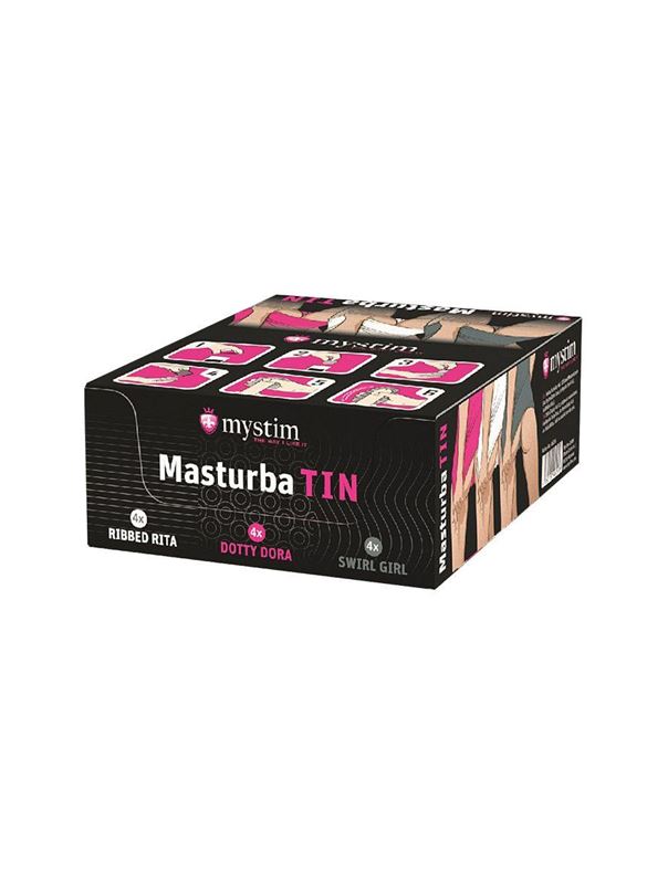 Набор из 12 мастурбаторов Mystim MasturbaTIN