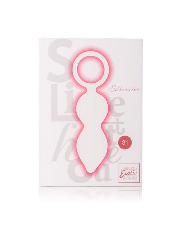 Красный анальный вибромассажер Silhouette S1 (9 см)
