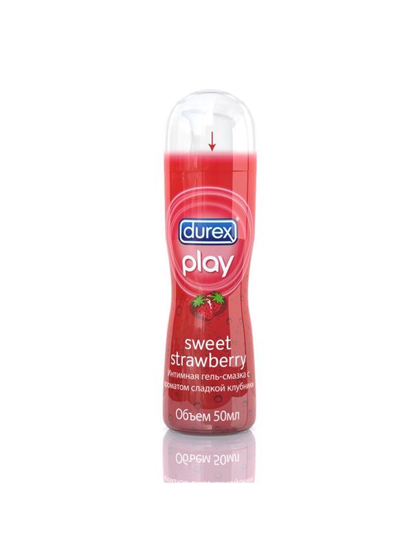 Интимная гель-смазка DUREX Play - Sweet Strawberry с ароматом сладкой клубники (50 мл)