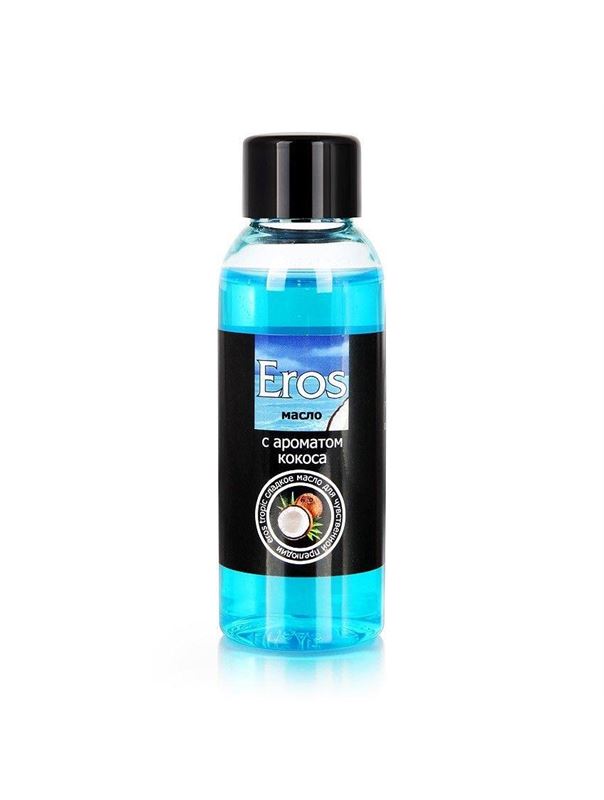 Массажное масло Eros Tropic с ароматом кокоса (50 мл)