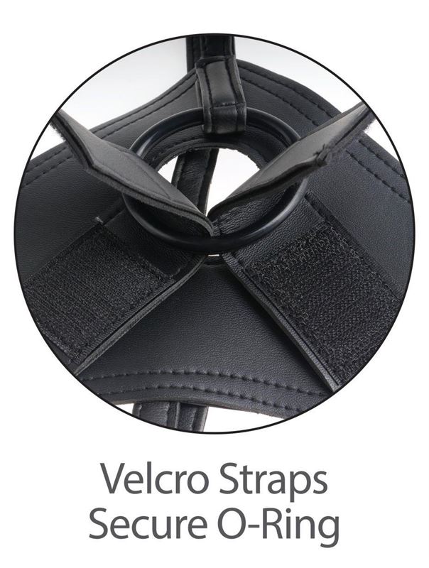 Страпон-система с телесной насадкой 11" Two Cocks One Hole Hollow Strap-On Suspender System (30,5 см)