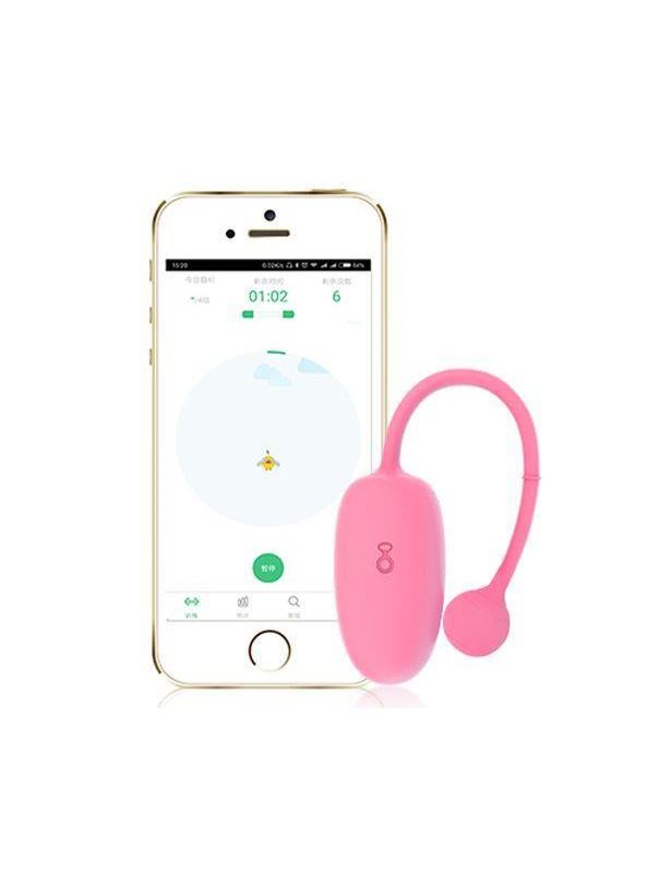 Подарочный набор: розовый тренажер Кегеля Magic Kegel Coach и фиолетовые менструальные чаши