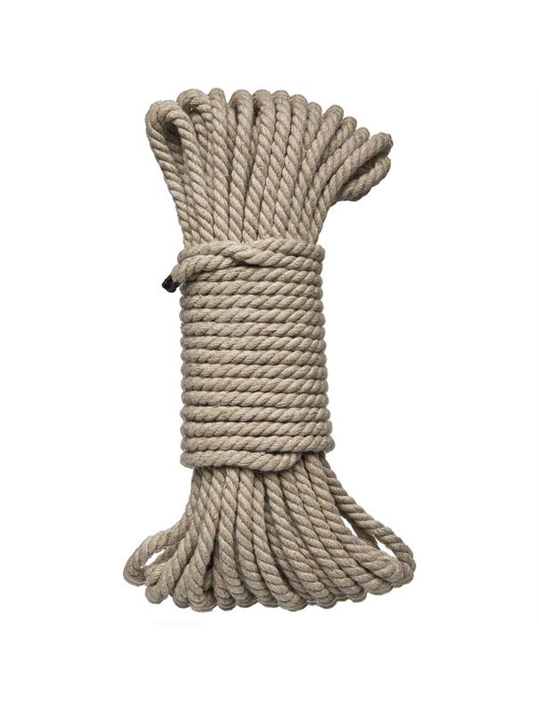 Бондажная пеньковая верёвка Kink Bind and Tie Hemp Bondage Rope 50 Ft (15 м)