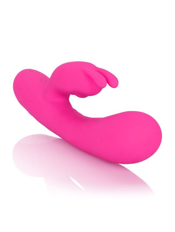 Розовый вибромассажер Embrace Massaging G-Rabbit