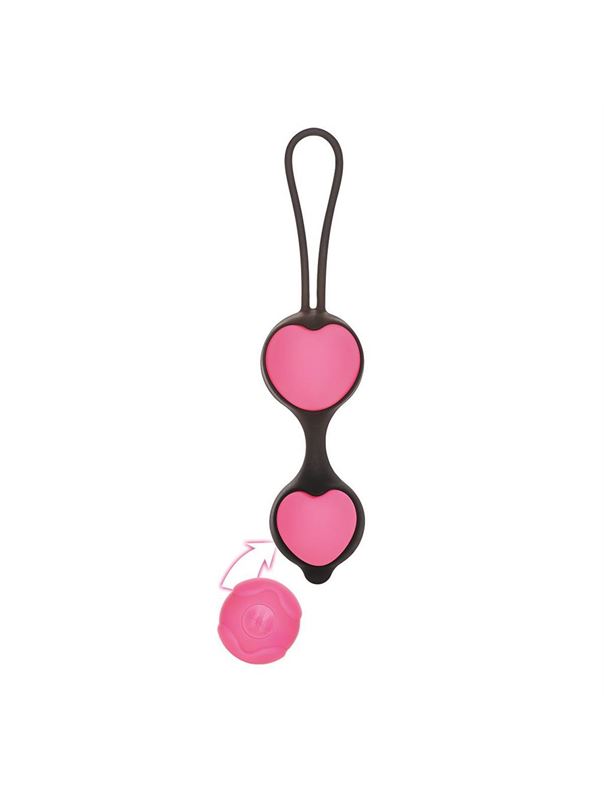 Розовые вагинальные шарики из силикона Coco Licious Kegel Balls 