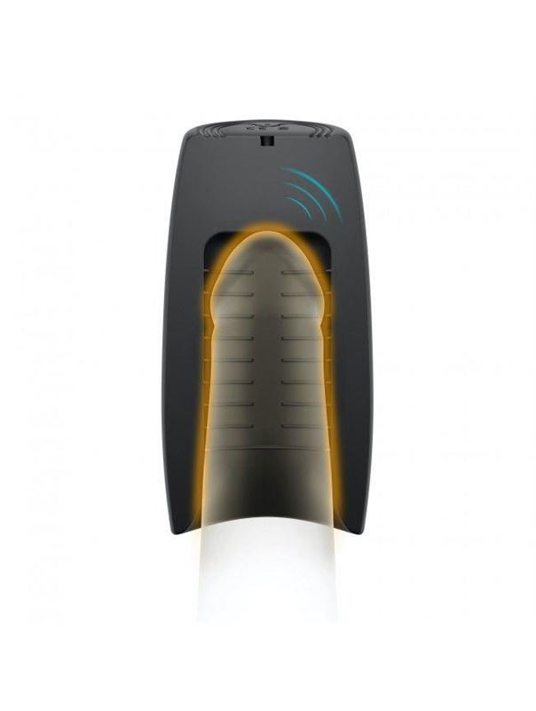 Черный мастурбатор Man Wand Pump One