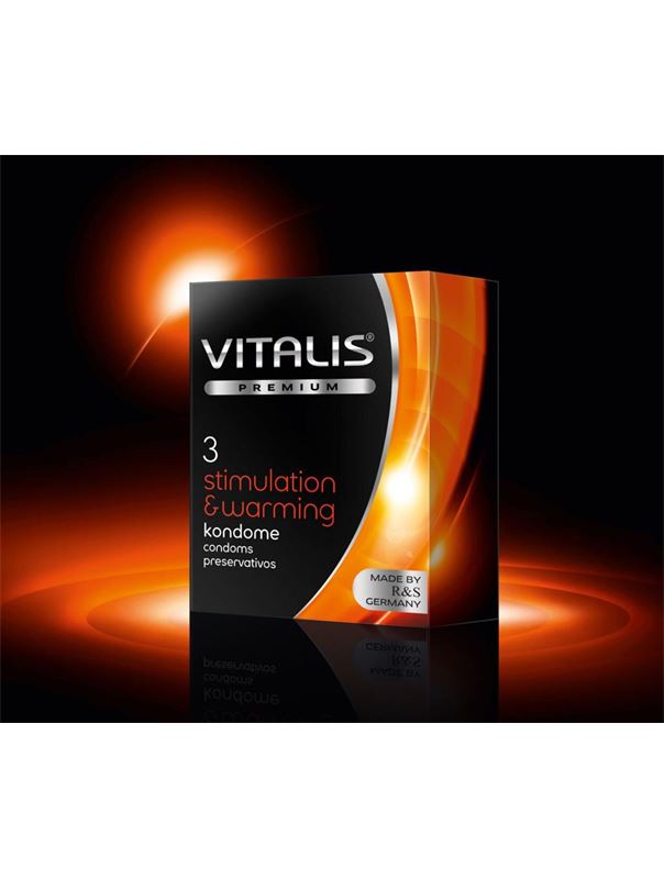 Презервативы VITALIS premium №3 Stimulation and warming с согревающим эффектом (3 шт)