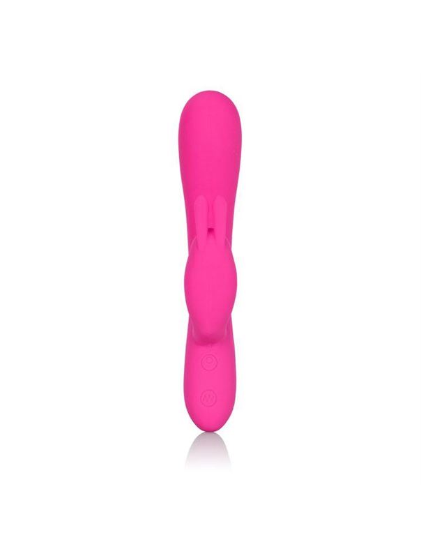 Розовый вибромассажер Embrace Massaging G-Rabbit
