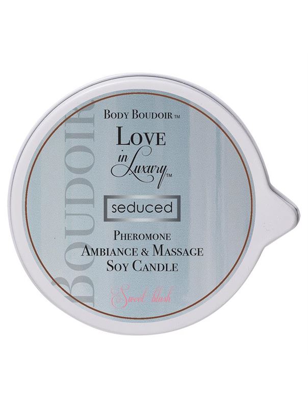 Массажная свеча с феромонами Body Boudoir Sweet Blush - 170 гр. 