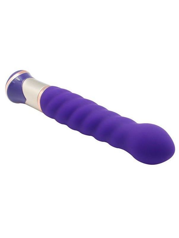 Фиолетовый вибратор ротатор ECSTASY Deluxe Charismatic Vibe (21 см)