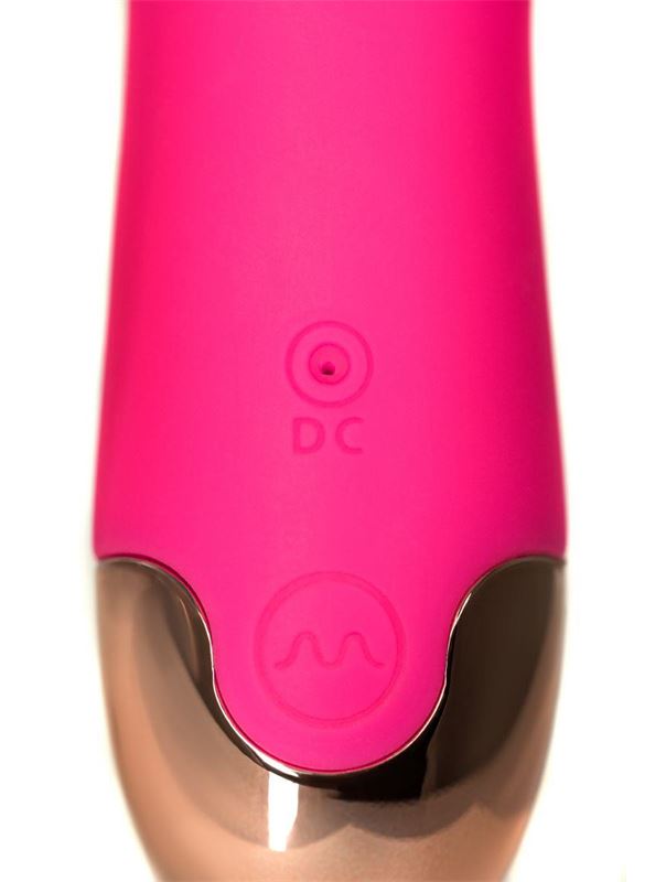Розовый вибратор ротатор Lova-lova (17,5 см)