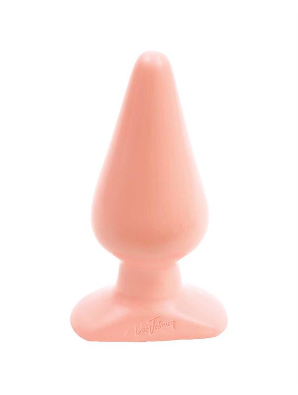 Анальная пробка телесного цвета Butt Plugs Smooth Classic Large (14 см)